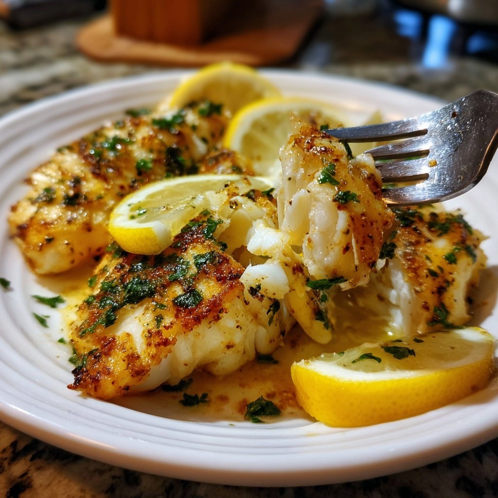 Healthy & Light Lemon Grilled Fish Plate
