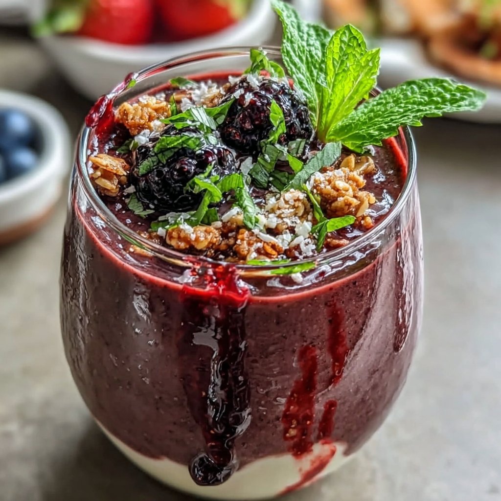 Mixed Berry Morning Smoothie