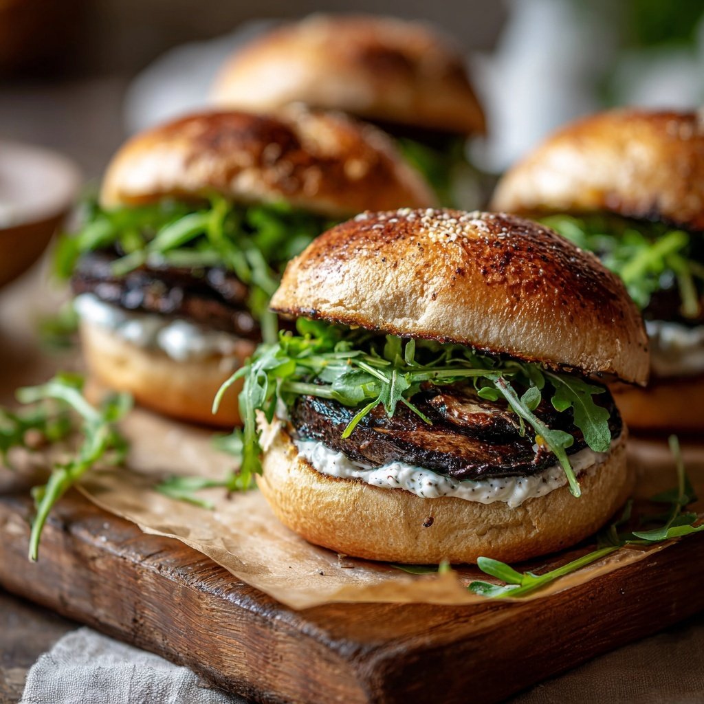 Grilled Portobello Burgers