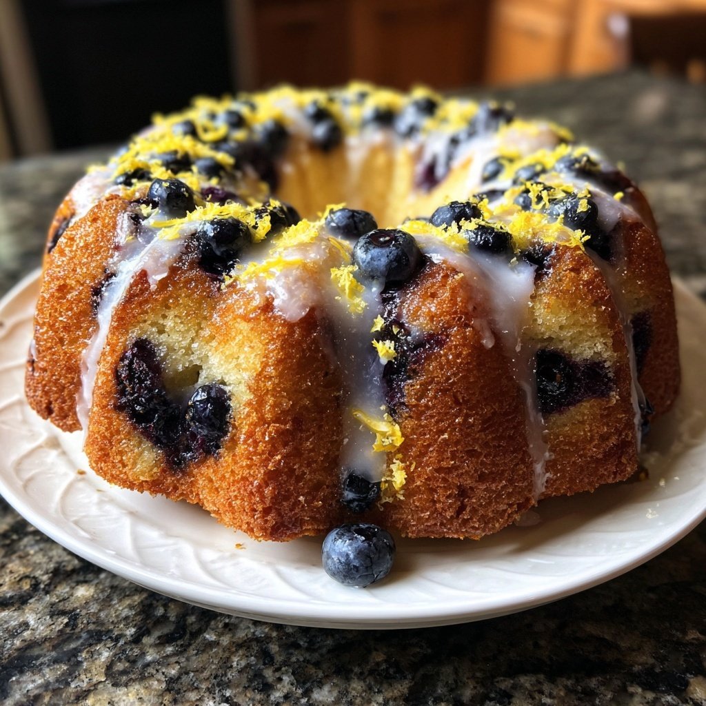 Lemon Blueberry Coffee Cake