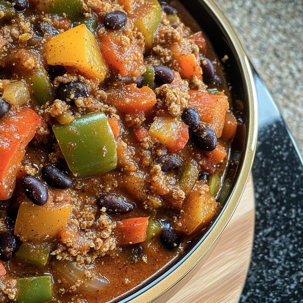 Healthy Crockpot Vegetable Chili
