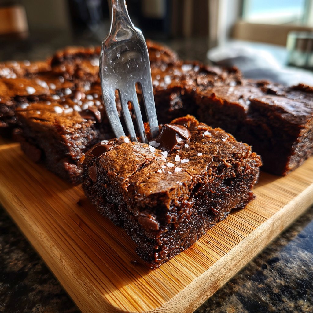 Fudgy Sourdough Discard Brownies