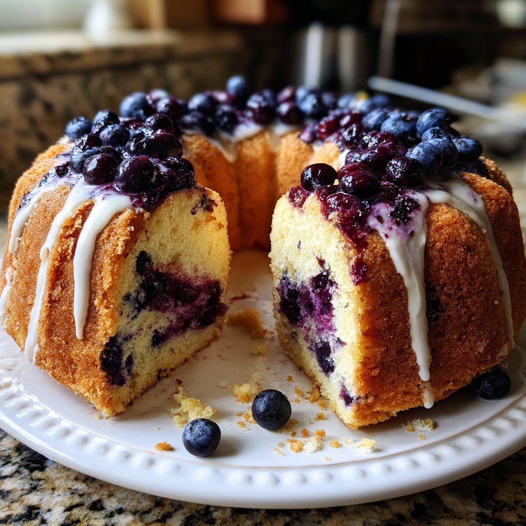 Soft Blueberry Breakfast Cake