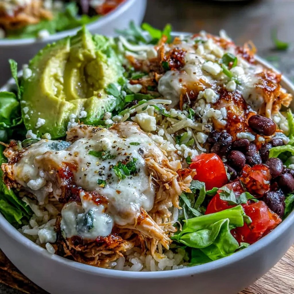 Shredded Chicken Burrito Bowl