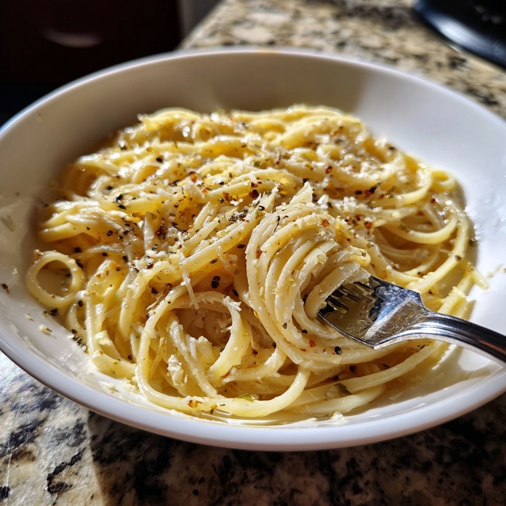 Quick & Easy 15-Minute Garlic Pasta