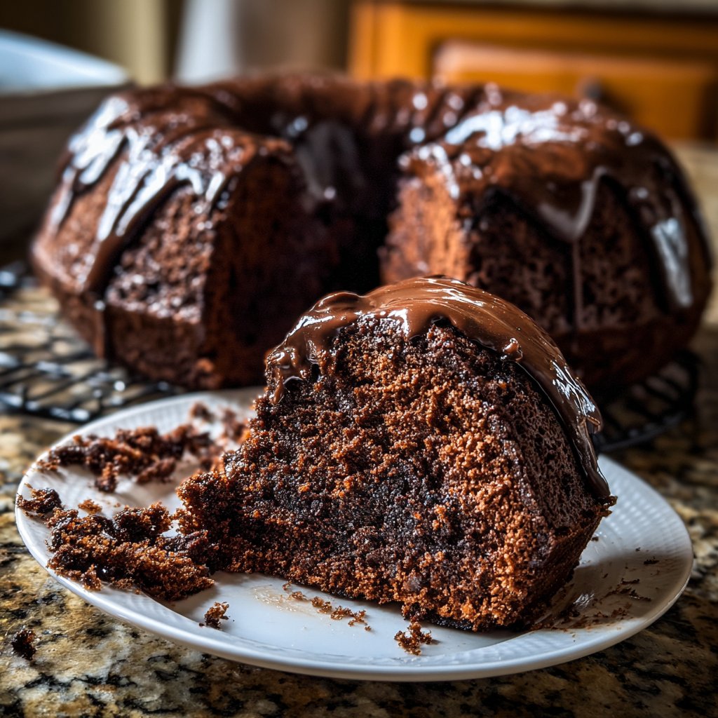 Moist Chocolate Cake Made From Scratch