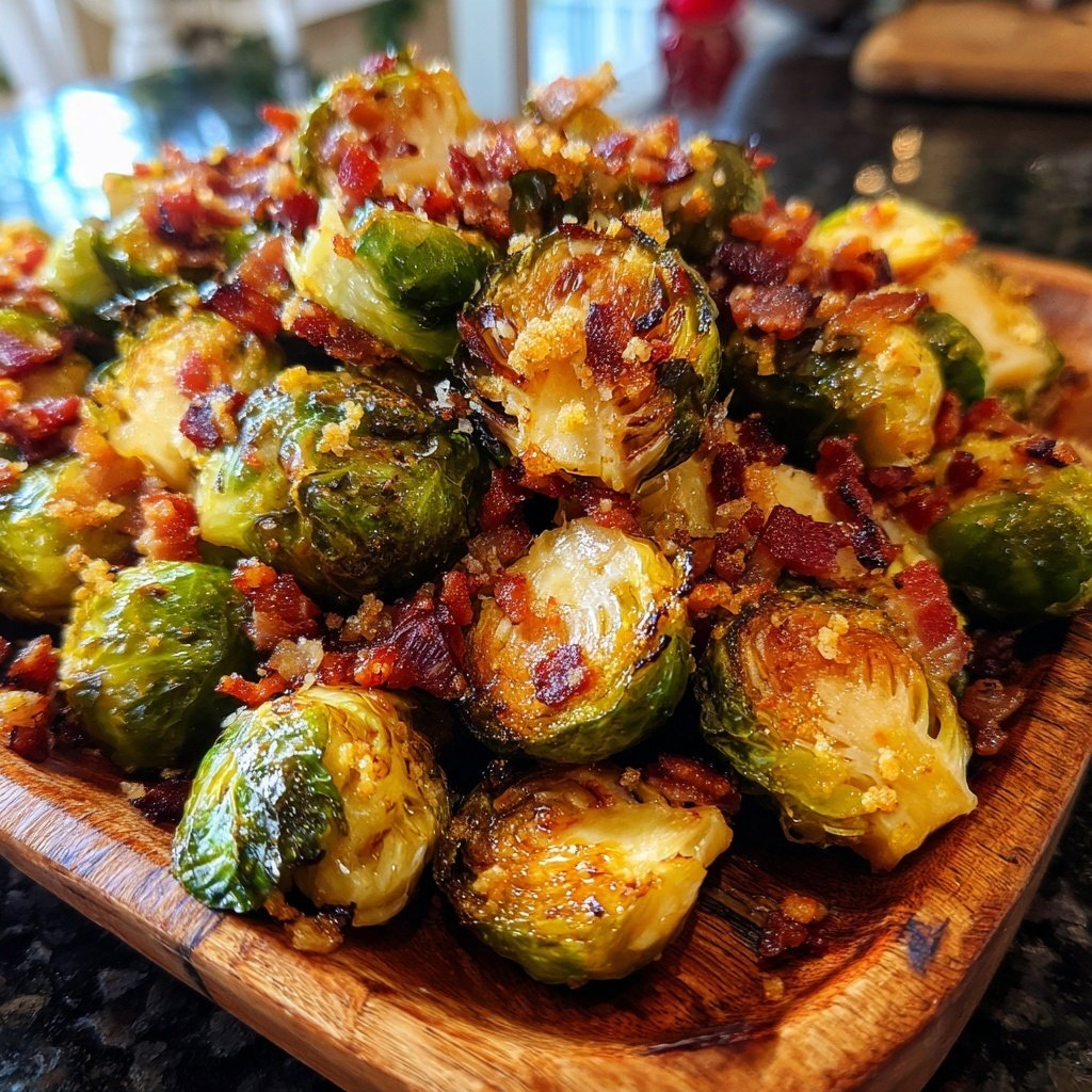Roasted Brussels Sprouts With Bacon