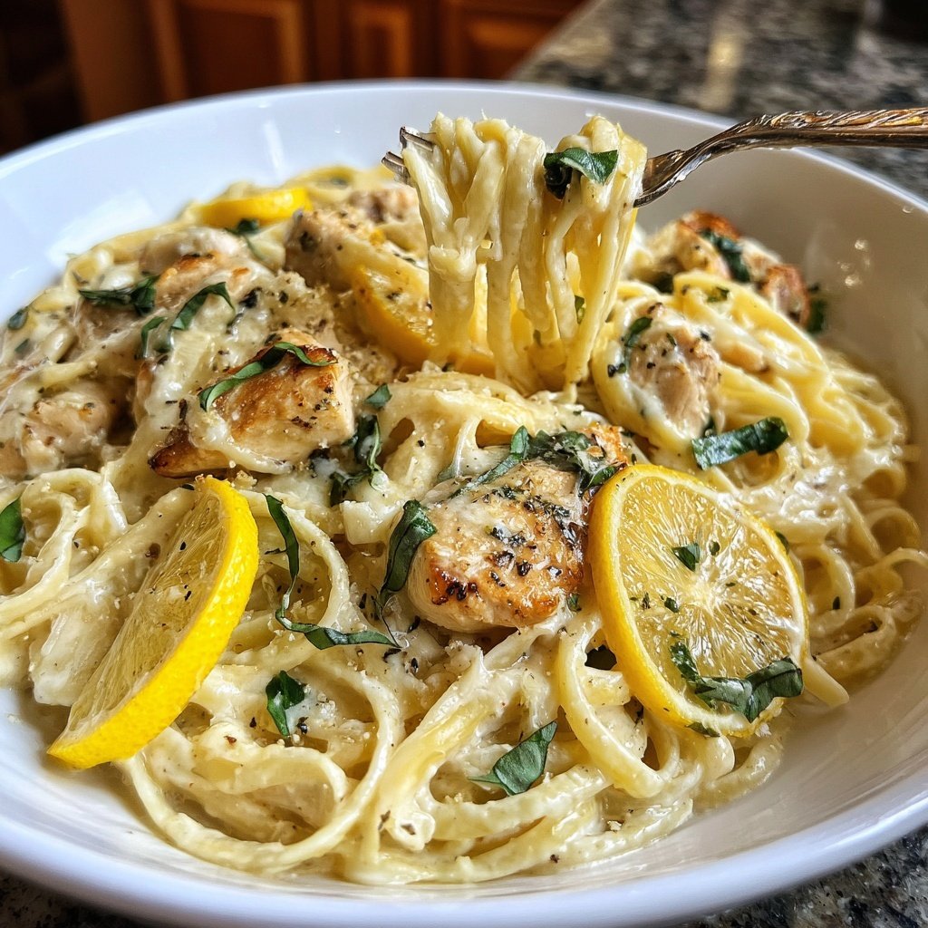 Creamy Lemon Chicken Pasta