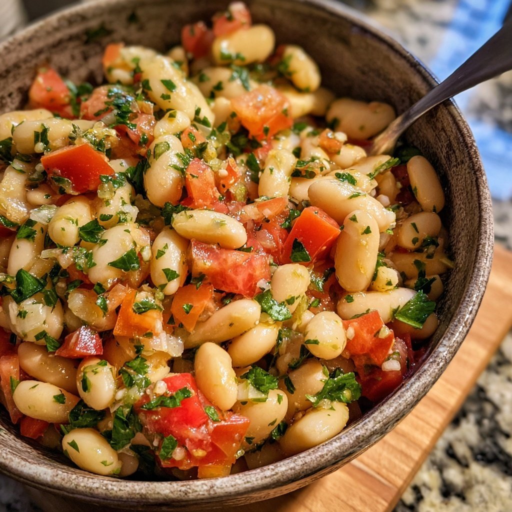 Mediterranean White Bean Salad