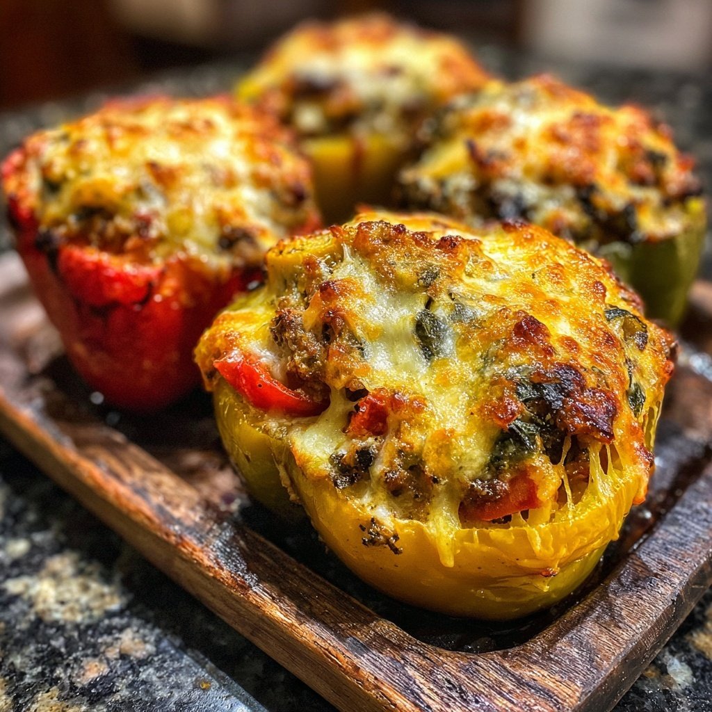 Baked Stuffed Bell Peppers
